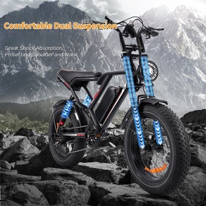 Nueva Motocicleta Retro 2026 con Neumático Ancho de 20 Pulgadas, Motor Delantero de 48V, Frenos de Disco de Litio, Motor Delantero H9 - Product Image 3