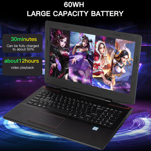 แล็ปท็อป OEM ขนาด 15.6 นิ้ว รุ่น Core I7-6700HQ/I7-7700HQ  หน้าจอสัมผัส คีย์บอร์ดเรืองแสง RGB แล็ปท็อปเกมมิ่ง - Product Image 5