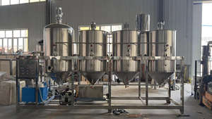 Nouveau composant de moteur de noyau de Machine de purificateur d'huile multi-graines automatisé en acier inoxydable capacité de 200kg huile d'arachide triphasée/monophasée - Product Image 5