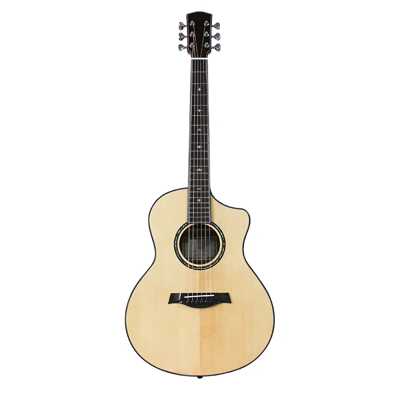 (TB-202)High Quality 36 Inch Solid Spruce Top Acoustic Guitar With Cheap Price Guitarra