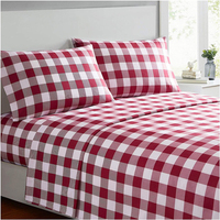 AOYATEX Nouvel Ensemble de Draps de Lit Luxe sur Mesure en Microfibre Lavée – Garniture de Lit Complète
