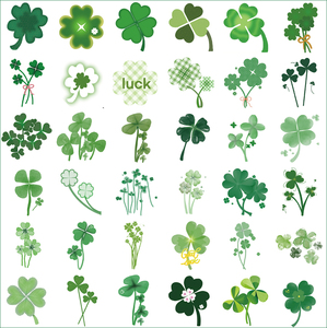 Irish Party Temporary <b>Tattoo</b> Sticker Waterproof Long Lasting Face Arm Hand <b>Paper</b> Decal for Parade Celebration Professional Use - Product Image 2