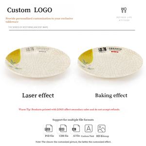 Plats de restaurant gastronomique Vaisselle en mélamine personnalisée Plats en plastique incassables Papier de décalcomanie <span class=keywords><strong>plat</strong></span> pour assiettes en mélamine - Product Image 5