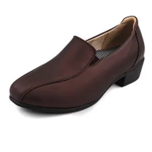 医療用レザーヘルスカジュアル糖尿病靴整形外科装具靴の製造 - Product Image 1