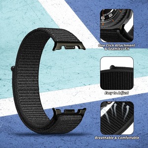 Boucle en nylon Tschick pour Samsung Galaxy Watch 8/8 Classic Band 40mm 44mm 46mm Accessoires Ceinture élastique sport Bracelet - Product Image 3