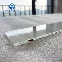 Verre décoratif moderne durable anti-UV en cristal liquide dispersé dans un matériau polymère (PDLC) pour salle de bain, hôpital, industrie