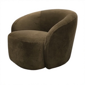 Italian Designer Modern Upholstered Reclining Tufted Single <b>Sofa</b> Chair Modern Fabric Accent Upholstered Single <b>Sofa</b> Armchair - Product Image 2