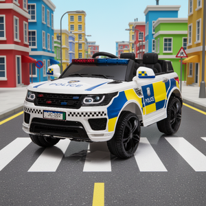 Groothandel Politie Elektrische Rijauto 2-zits Grote Kinderauto 5 tot 7 jaar Plastic - Product Image 1