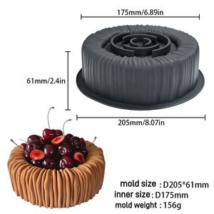 <span class=keywords><strong>Moule</strong></span> à Mousse en Silicone 6 Trous Dessert <span class=keywords><strong>Charlotte</strong></span> Moules à Mousse - Product Image 5