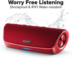 Cleer Scene altoparlante portatile Wireless Bluetooth Led suono Stereo forte bassi profondi 12 ore di riproduzione microfono integrato altoparlante sportivo