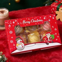 Boîte cadeau de Noël, jouet anti-stress en PU souple, jouet à presser doux, article festif, emballé individuellement, best-seller, célèbre sur Internet