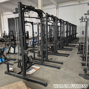 Machine Smith Commerciale en Acier pour Entraînement de Force, Rack de Musculation Multifonctionnel pour Salle de Sport Unisexe - Product Image 3