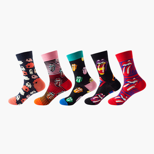 Custom 40 <strong>Units</strong> of <strong>Men's</strong> Novelty Woven Colorful Crew Patterned <strong>Socks</strong> Size EU37-44 - Product Image 4