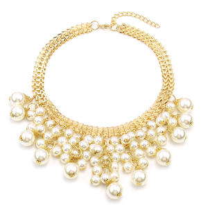 Collar de Perlas Multicapa con Borlas, Color Dorado, Grado AA, Joyería para Fiestas, Accesorio de Moda para Mujer - Product Image 4