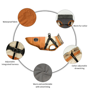 Veste d'hiver personnalisée pour grands chiens, vêtements de luxe pour animaux de compagnie, lévriers, respirante, teckel imperméable, gilet pour chat, solide - Product Image 2