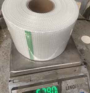 Cinta <span class=keywords><strong>de</strong></span> <span class=keywords><strong>Fibra</strong></span> <span class=keywords><strong>de</strong></span> Vidrio Autoadhesiva FITA TELADA, Malla 9x9, Tejido Twill, Libre <span class=keywords><strong>de</strong></span> Álcali, 100g/m2 - Product Image 1