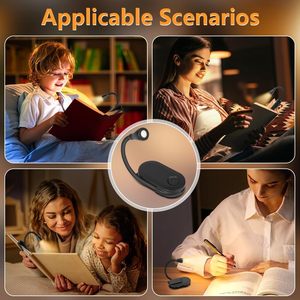 Nouvelle lampe de lecture LED pliable élégante à intensité variable pour la protection des yeux, idéale pour la chambre et le salon - Product Image 1