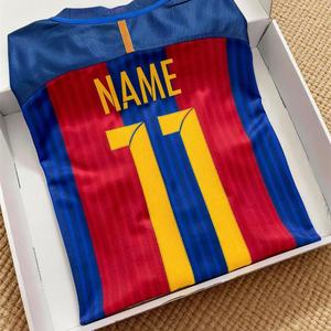 Camisas de Futebol Vintage de Alta Qualidade com Sublimação LOGO Original, Uniforme Masculino de Futebol com Nome e Número - Product Image 1