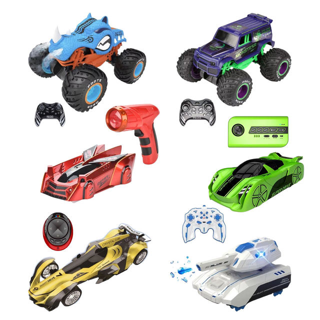 RC Monster Truck Stunt Car High-Speed 4x4 Off-Road Vehicle Drift Control Ready-to-Go Indoor-Outdoor Charger Included Perfect