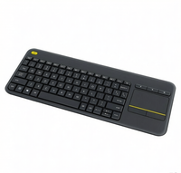 K400 Plus Smart TV Notebook Desktop Touch Mute Wireless Touchpad Keyboard untuk PC Laptop Android