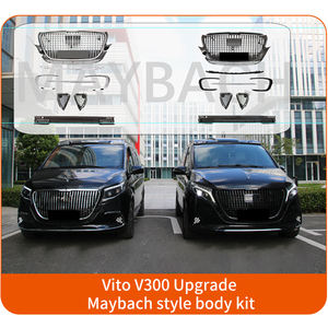 Adecuado para 16-24 Benzz Vito V-class V300 Upgrade Maybache Surround Body Kit Grille Modificación de parachoques delantero y trasero - Product Image 6