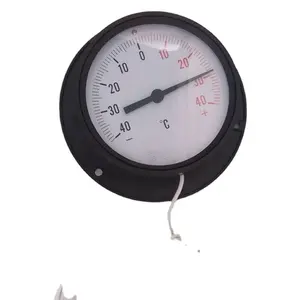 Termometer plastik kapiler, termometer dial kapiler, termometer 4 inci (50mm) dengan bohlam jarak jauh