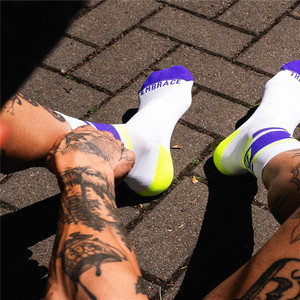 Chaussettes de sport en nylon personnalisées pour la performance sportive, haute élasticité, respirantes, séchage rapide, chaussettes de <span class=keywords><strong>compression</strong></span> pour le cyclisme, la course à pied sur sentier - Product Image 5