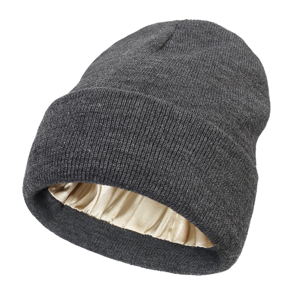 Multi-Colour Satin Lined Winter Beanie