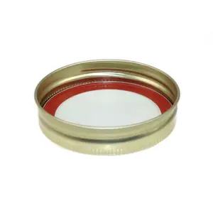 70mm silver gold color 2pieces metal mason canning jars lids seals and rings