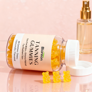 Gomitas Bronceadoras Diarias para Mujeres con Suplemento Vitamínico, Betacaroteno, Licopeno y Astaxantina, Gomitas Bronceadoras sin Sol - Product Image 4