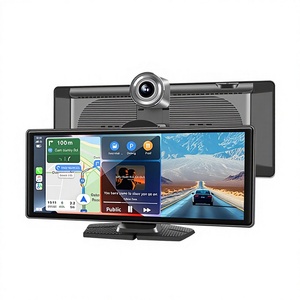 <span class=keywords><strong>Enregistreur</strong></span> double 4K portable sans fil CarPlay Android Auto transfrontalier avec navigation <span class=keywords><strong>en</strong></span> <span class=keywords><strong>ligne</strong></span> et <span class=keywords><strong>écran</strong></span> intelligent, interface de charge Type-C - Product Image 1