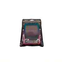 Étui transparent pour cartes de collection Sparkle Rainbow Minimalist TPU RFID PP, compatible avec les slabs gradés P/S/A/BGS/SGC, universel et tendance.