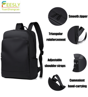 Offre Spéciale Sac à dos pour ordinateur portable de grande capacité Sac d'affaires doublé de polyester imperméable à la mode pour hommes