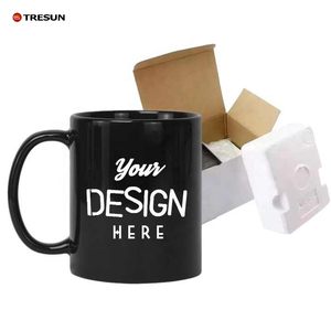 แก้วกาแฟเซรามิกพอร์ซเลนสีดำ3A ใหม่ถ้วยทำมือโลโก้ที่กำหนดเองของขวัญส่งเสริมการขายถ้วยดื่มบ้านโรงแรมเครื่องใช้สำนักงาน - Product Image 1