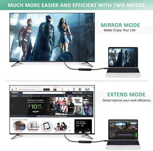 <span class=keywords><strong>Adaptateur</strong></span> 4K <span class=keywords><strong>USB</strong></span> C vers vidéo Audio <span class=keywords><strong>HDMI</strong></span> pour Macbook Pro et <span class=keywords><strong>Samsung</strong></span> Series et plus - Product Image 4
