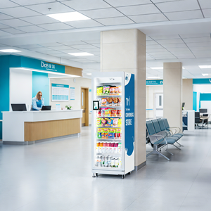 Máquina Expendedora Inteligente GS Combo, Diseño de Apertura Rápida, <span class=keywords><strong>24</strong></span> <span class=keywords><strong>Horas</strong></span>, Mercados de la UE y EE. UU., Pantalla, Refrigeración por Compresor, Acepta Tarjetas de Crédito - Product Image 3