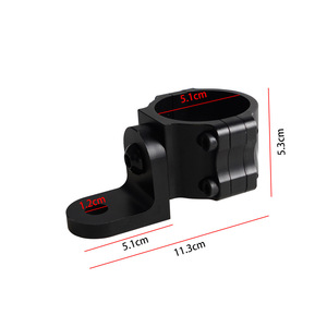 ขายึดไฟแบบ UTV Whip Light ขนาด 1.5-2 นิ้ว ทำจากเหล็ก ปรับได้ สำหรับรถ Polaris Utility - Product Image 1
