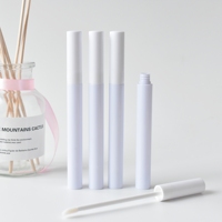 Mode Personnalisé Blanc 9ml Blanc Brillant À Lèvres Tube pour Lip Glaze Liquide Fard À Paupières Correcteur Liquide Rouge À Lèvres Conteneur Cosmétique Paquet