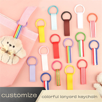 Vente Chaude : Poupée en peluche DIY légère, porte-clés durable en polyester, étiquette de bagage, cordon de clé