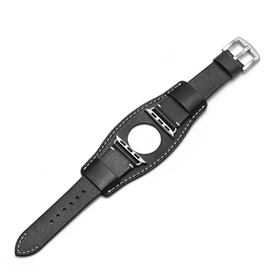 Cinturino Premium in Pelle Retrò per <span class=keywords><strong>Apple</strong></span> Watch, Largo e Resistente, Compatibile con Modelli 38/40/41mm e 42/44/45/49mm - Product Image 1