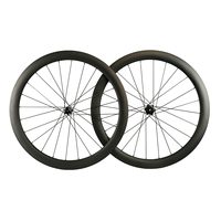 700C roues de frein à disque en carbone 50mm pneu roues de vélo de route avec verrouillage central avec rayon Sapim cx-ray 1465g