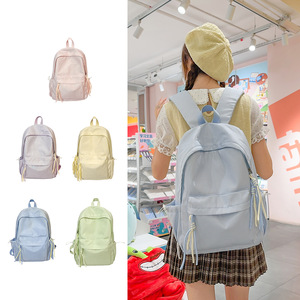 Mochila transfronteriza 2026 nueva, fresca, de verano, ligera, de gran capacidad, estilo coreano, a la moda, transpirable, a cuadros, versátil - Product Image 1