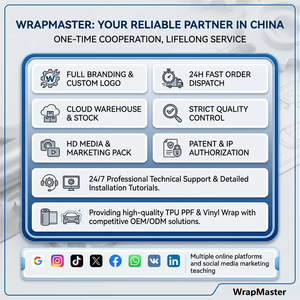 WRAPMASTER PET <span class=keywords><strong>Film</strong></span> Vinyle pour <span class=keywords><strong>Voiture</strong></span> Lightning 1.52x20m, Design Personnalisé, <span class=keywords><strong>Film</strong></span> pour Véhicule pour Graphiques Intégraux - Product Image 6