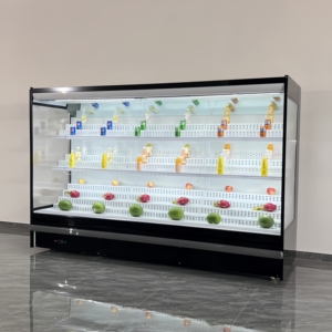 <span class=keywords><strong>Vitrine</strong></span> <span class=keywords><strong>réfrigérée</strong></span> ouverte <span class=keywords><strong>pour</strong></span> fruits, légumes et boissons laitières, équipement de réfrigération commercial <span class=keywords><strong>pour</strong></span> supermarchés - Product Image 6