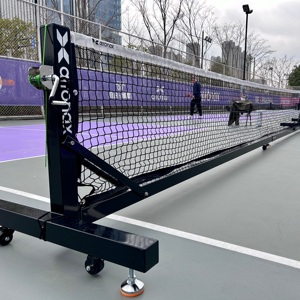 Red de Pickleball Arronax de 22 Pies, Resistente, de Grado Profesional, Portátil, con Ruedas para Fácil Movilidad, Altura Reglamentaria para Canchas Interiores, Logotipo Personalizado - Product Image 1
