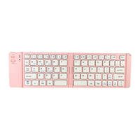Keyboard Bluetooth Lipat Premium dengan Touchpad Ultra-Tipis 66-Tombol Scissor Wireless Gaming Keyboard untuk Steam Deck Tablet Ponsel