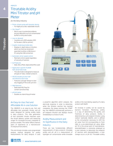 Titrateur miniature Hanna Instruments HI84529 pour la mesure de l'acidité titrable - Product Image 2