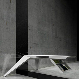 Muestra gratis montado en la pared instalado piedra blanca trabajo Estudio escritorio moderno mesa de oficina Industrial - Product Image 1