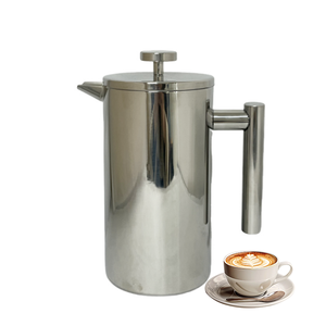 <span class=keywords><strong>Mueller</strong></span> Pháp Báo Chí Đôi Cách Điện 304 Thép Không Gỉ Cà Phê <span class=keywords><strong>Maker</strong></span> 4 Cấp Độ Cà Phê Và Trà Thiết Lập Hệ Thống Lọc Pháp Báo Chí - Product Image 1