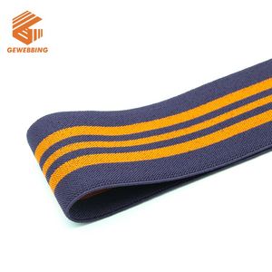 Webbing Elastic Waistband Customized Colorful <b>Ribbon</b> Striped Cheap Wholesale Price Shoes Elastic Band 100 Yard for Boxer Shorts - Product Image 3